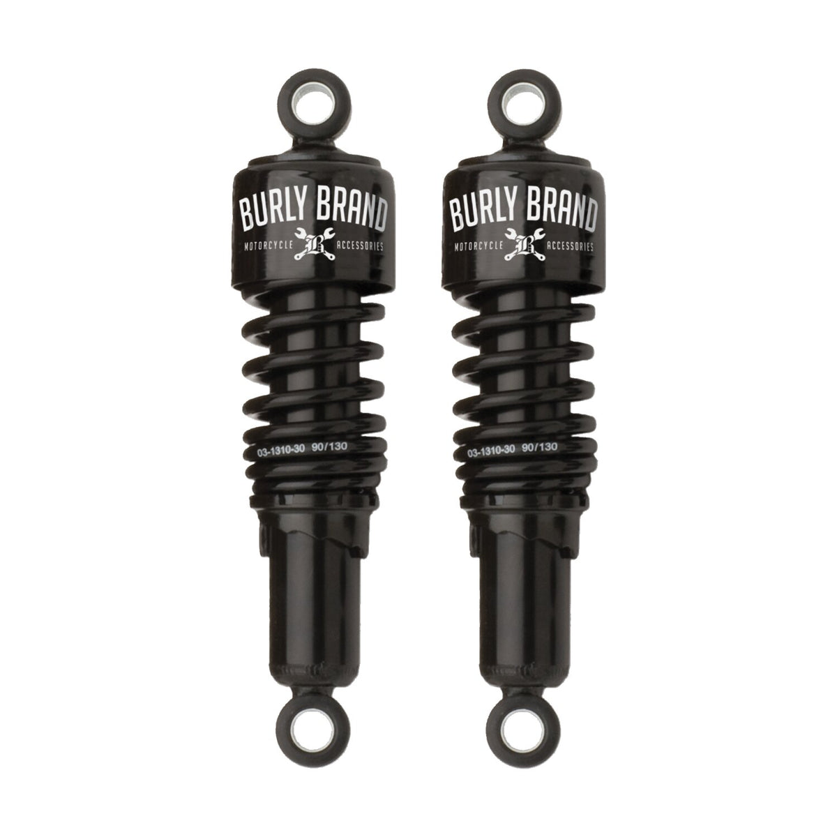 Burly, Slammer 10.5" lowering shocks. Black