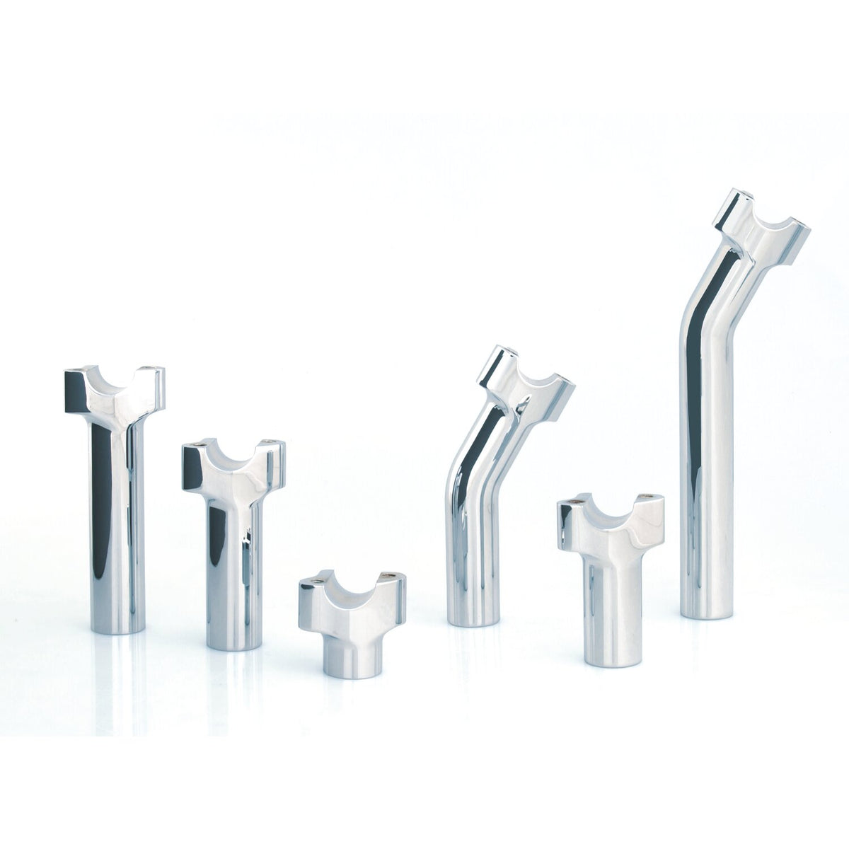 Wild1, Chubby risers. Straight. 1.5" rise. Chrome