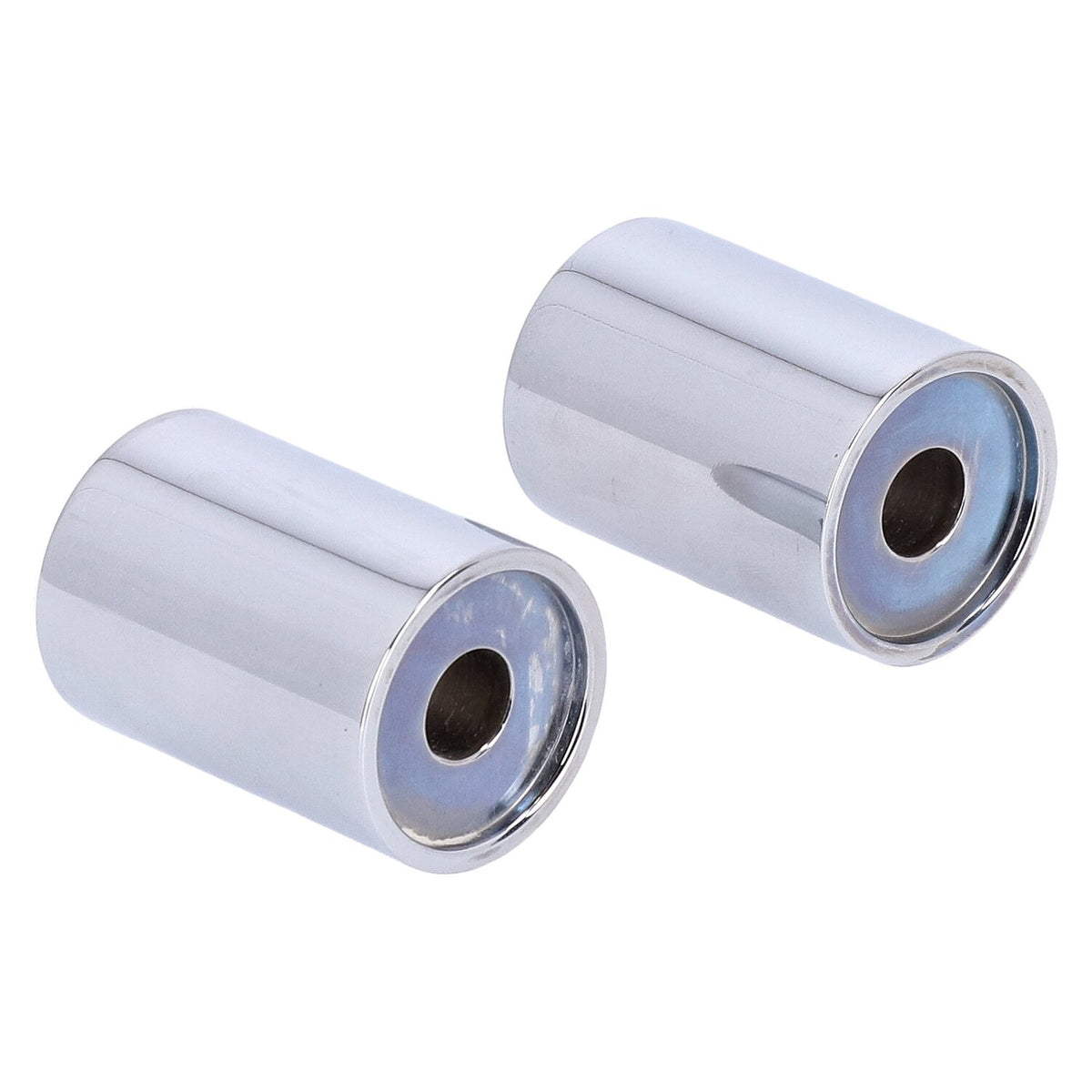 Wild1, riser extensions. 2" tall. Chrome