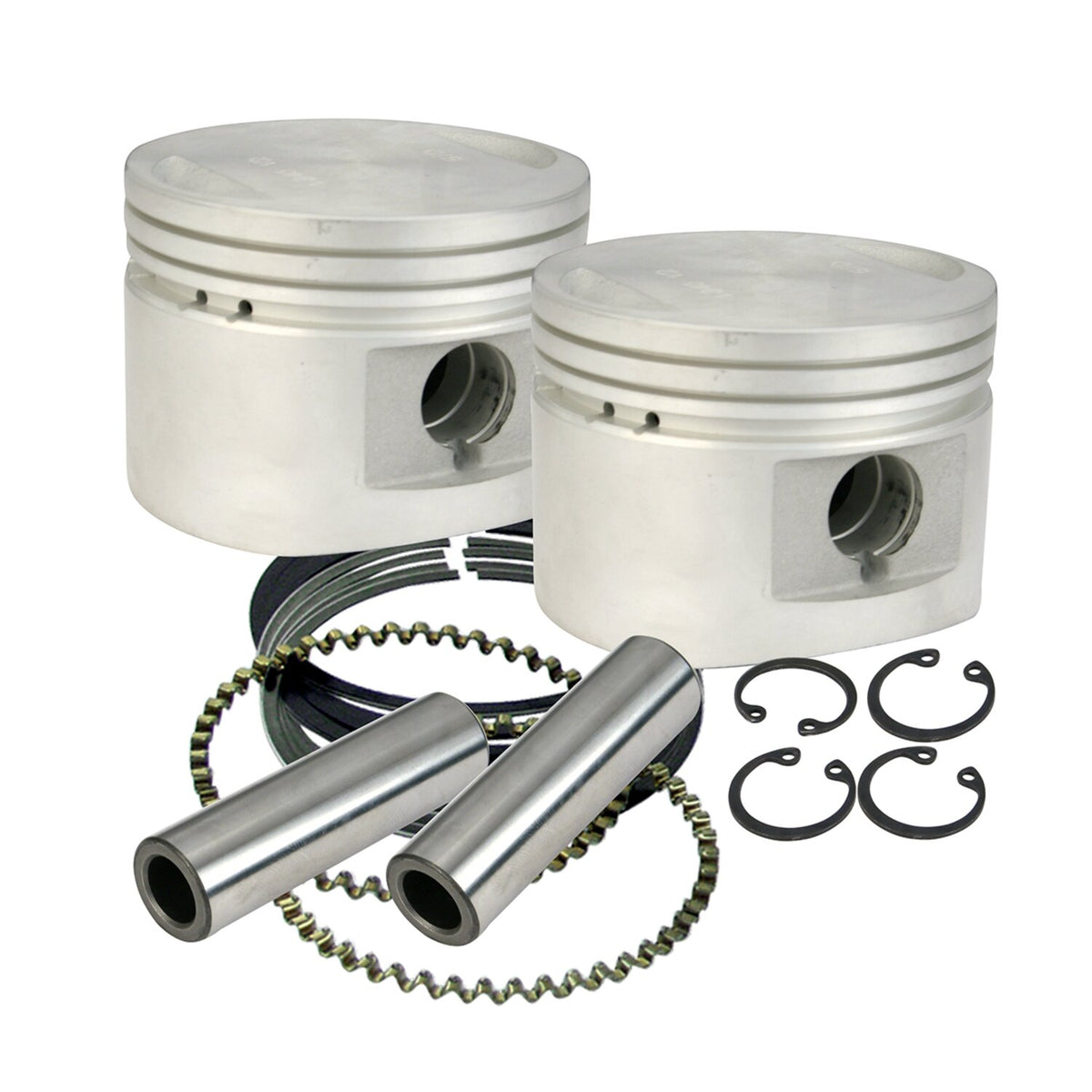 S&S, 3-1/2" replacement cast piston kit. +.010"