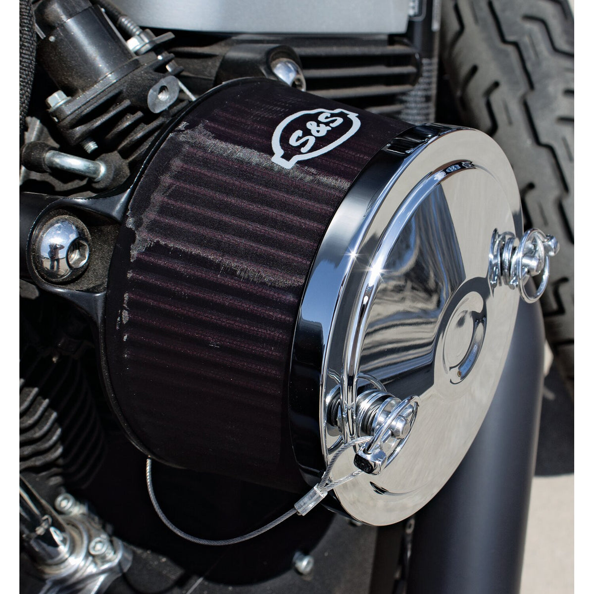 S&S, pre-filter for extra wide open Stealth air cleaners