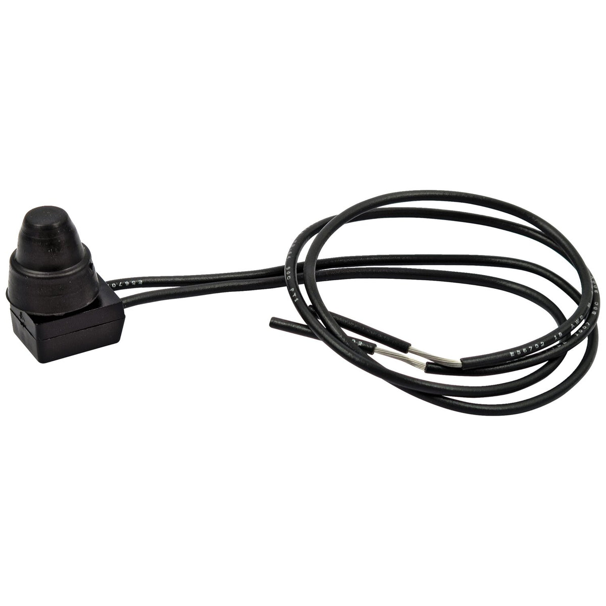 Custom Dynamics, on-off push button switch. Waterproof