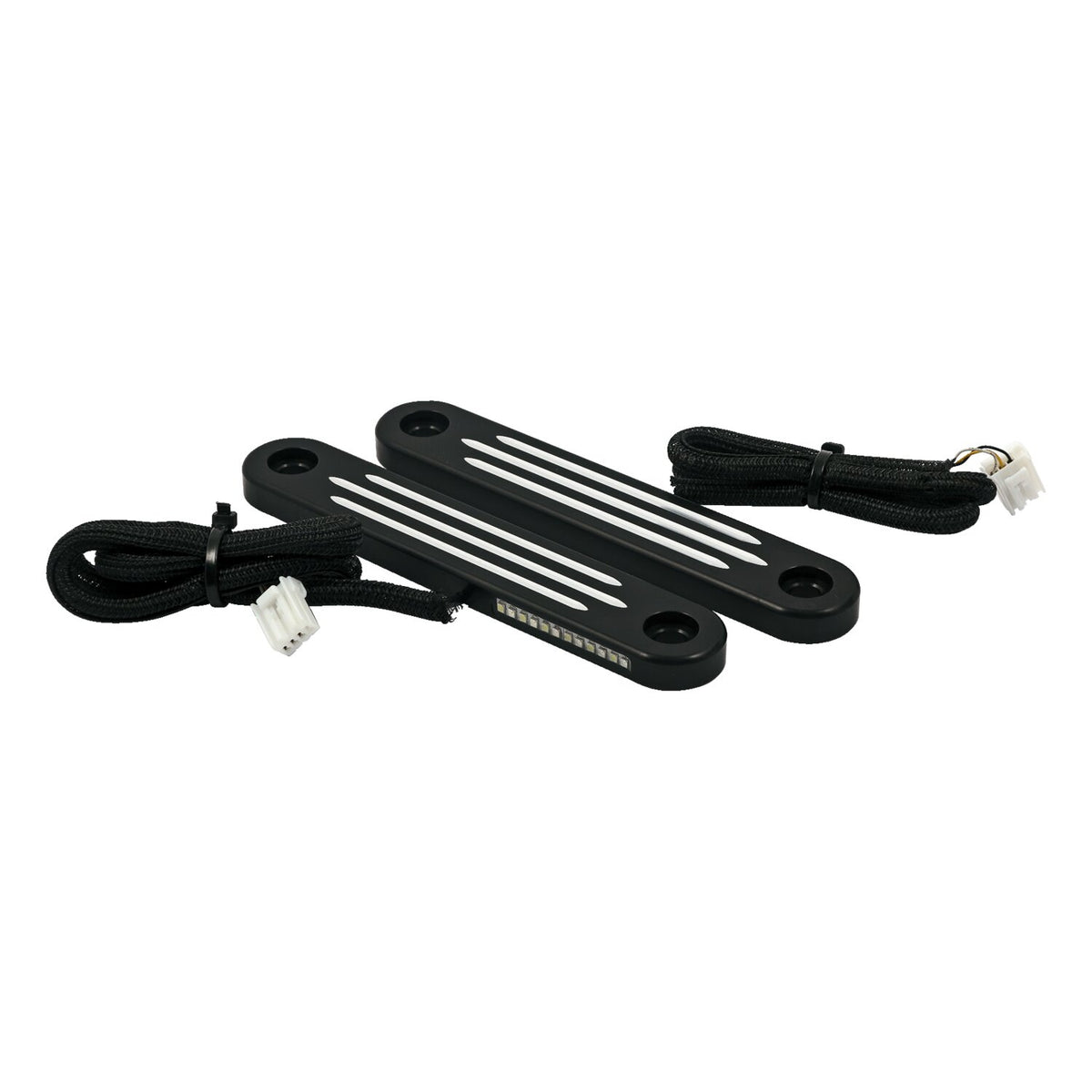 Custom Dynamics billet dynamic LED strips turn signals