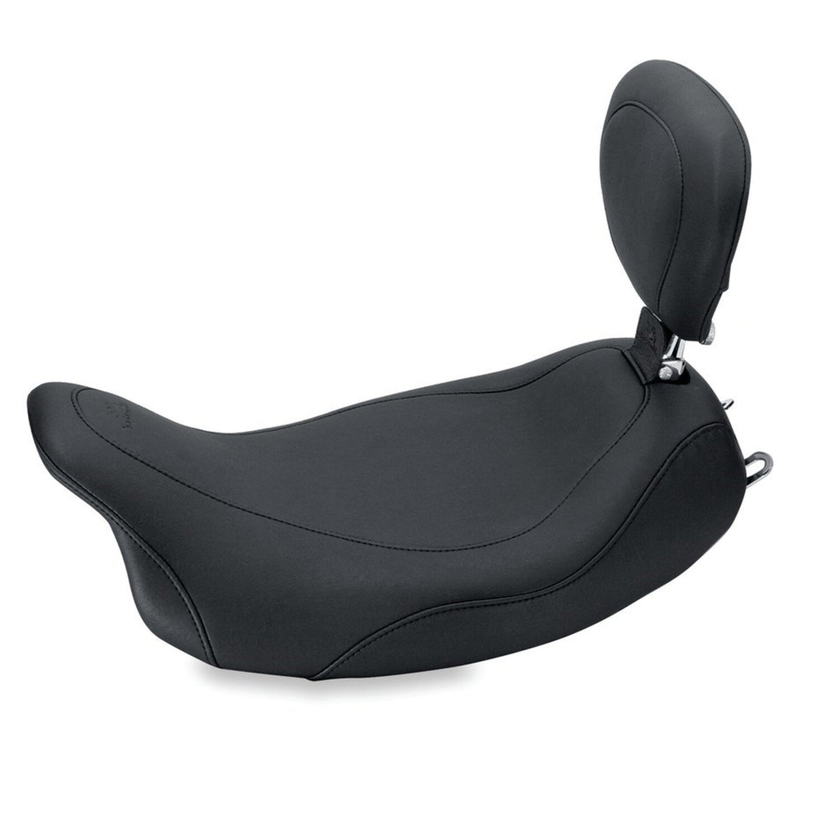 Mustang, Wide Tripper solo seat. With rider backrest