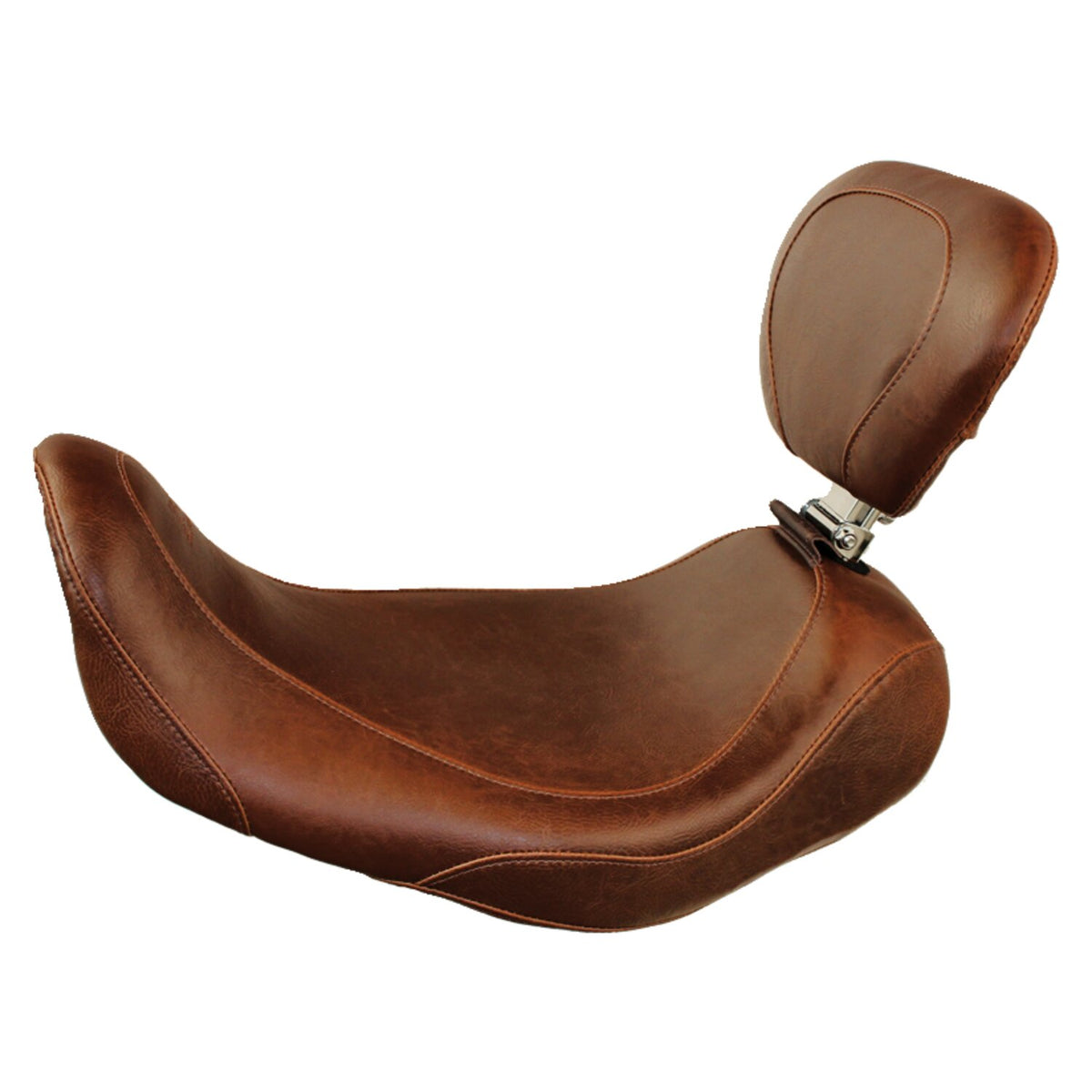 Mustang, Wide Tripper solo seat. With rider backrest