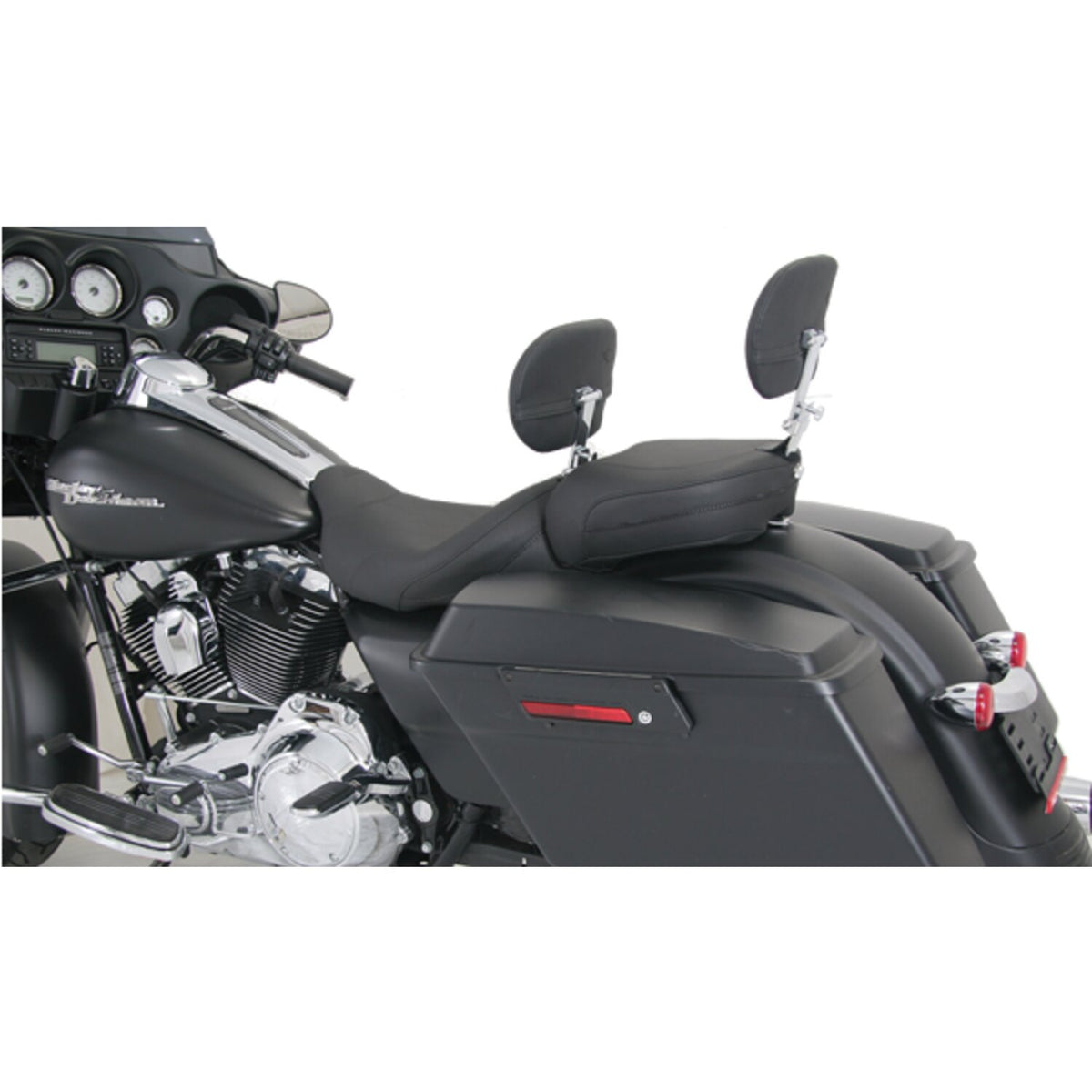 Mustang, passenger seat. Recessed with backrest