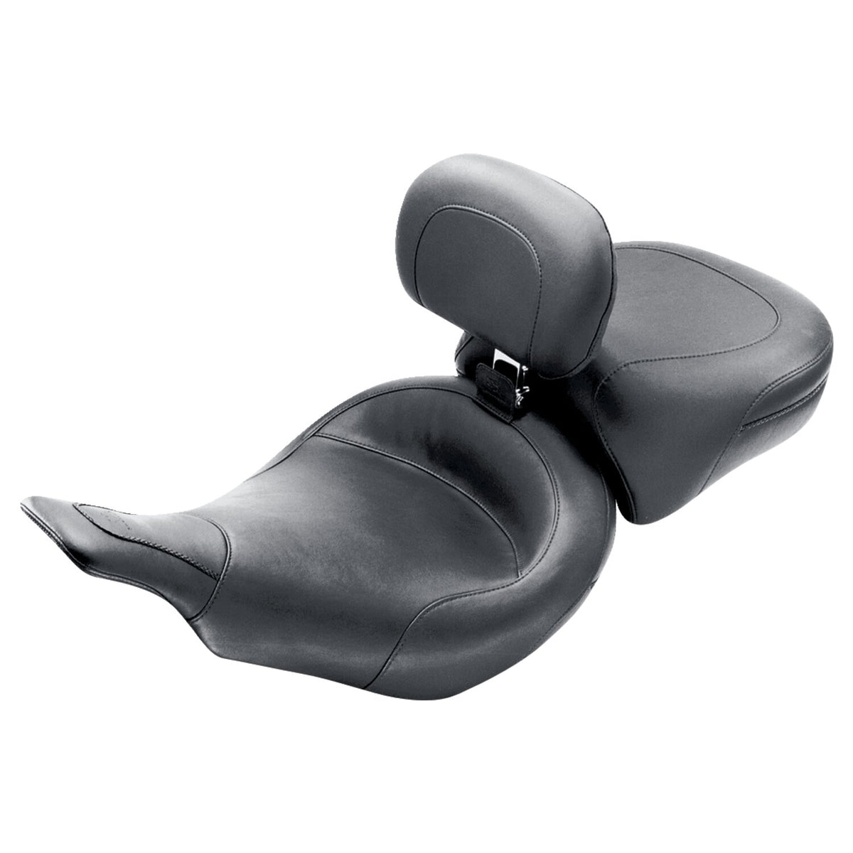 Mustang, passenger seat. Recessed