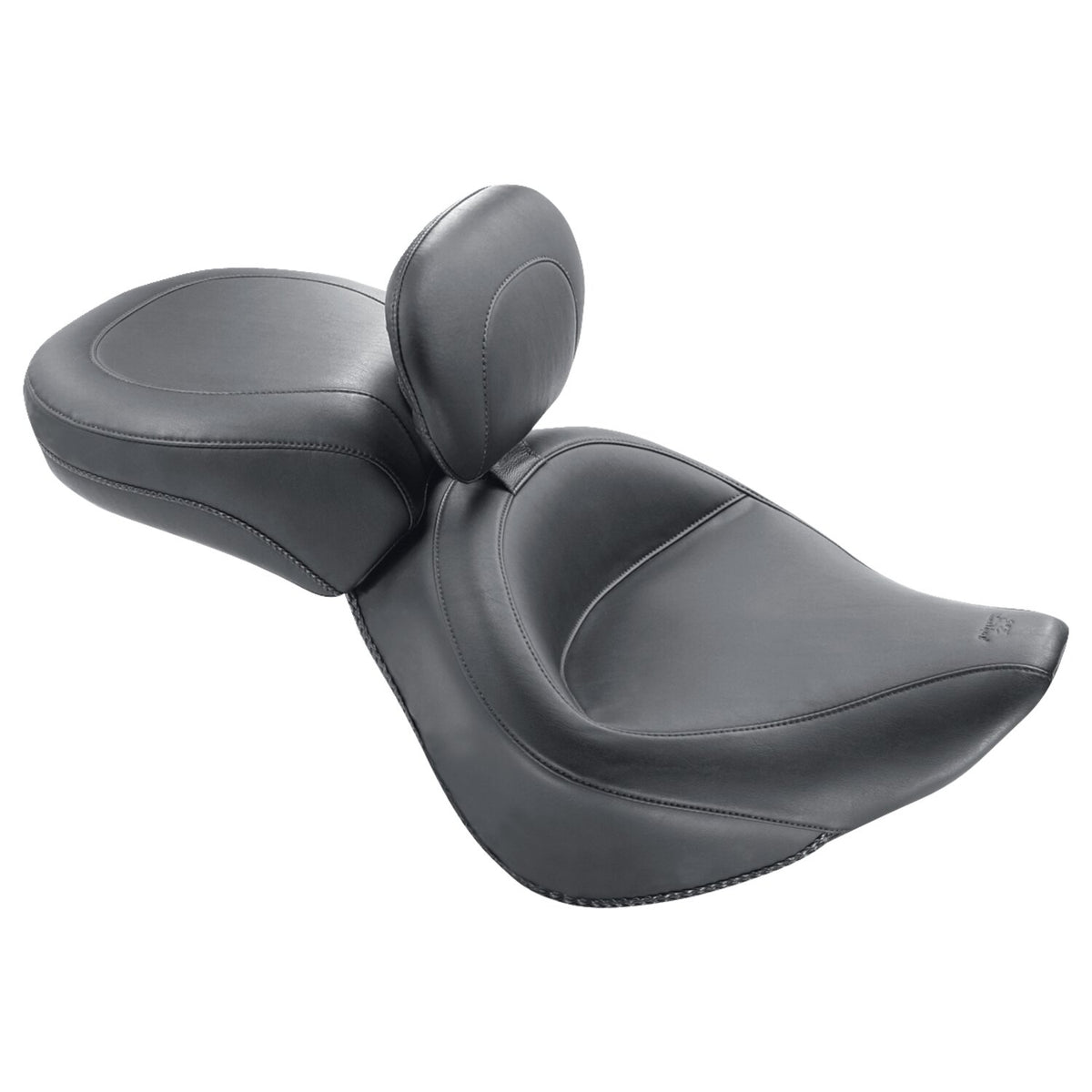 Mustang, Wide Touring solo seat. With rider backrest