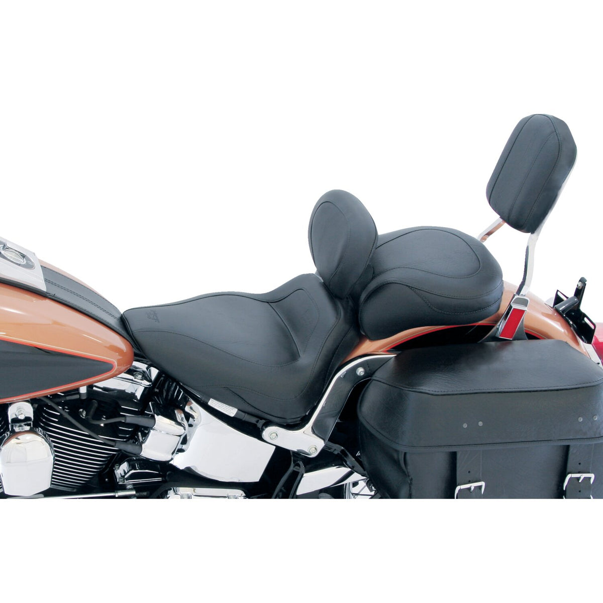 Mustang, Sport Touring solo seat, with rider backrest