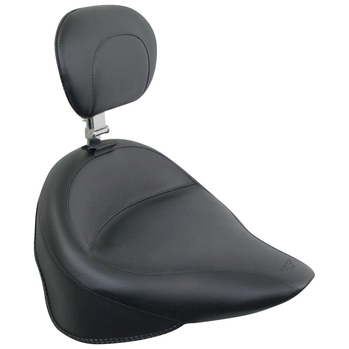 Mustang, Wide Touring solo seat. With rider backrest