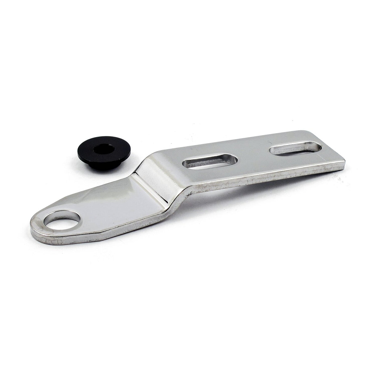 Mustang, passenger seat mount bracket kit. Chrome
