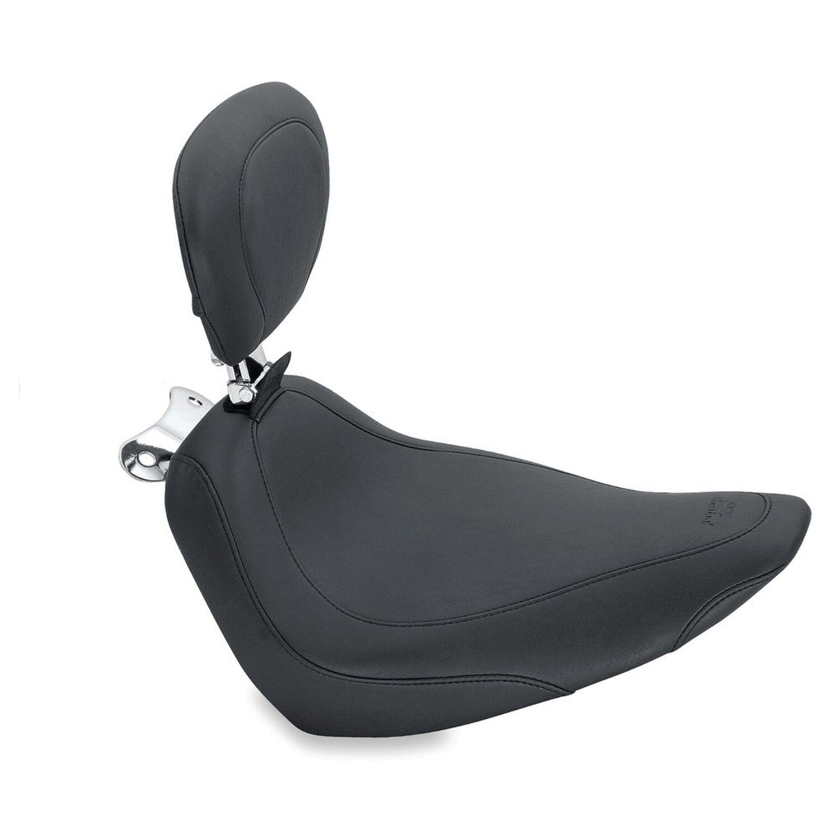 Mustang, Wide Tripper solo seat. With rider backrest