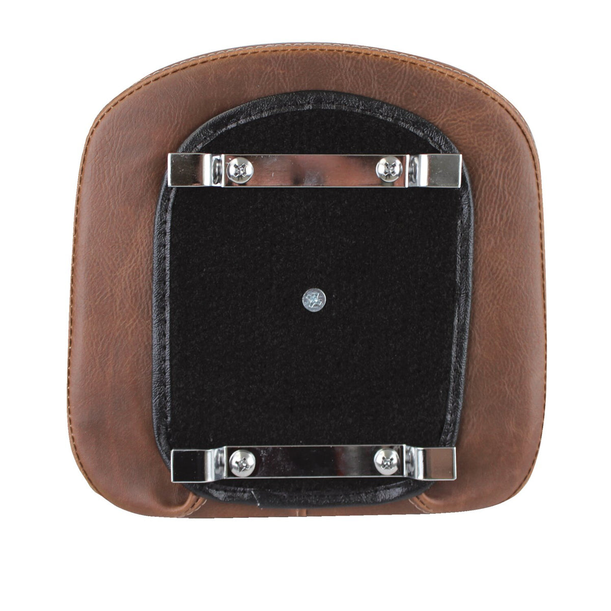 Mustang, OEM style sissy bar pad. Brown. Diamond