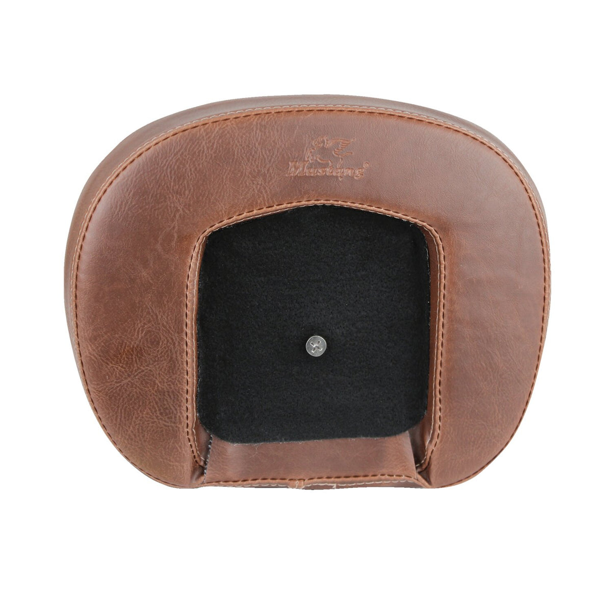 Mustang, setback sissy bar pad. Brown