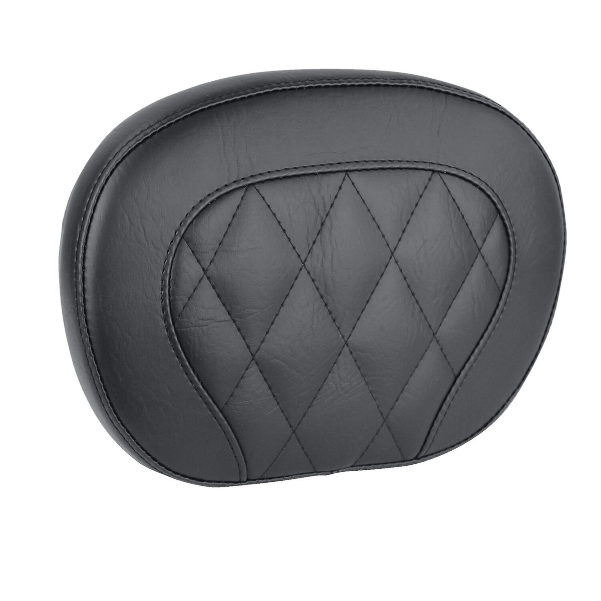 Mustang, setback sissy bar pad. Black. Diamond