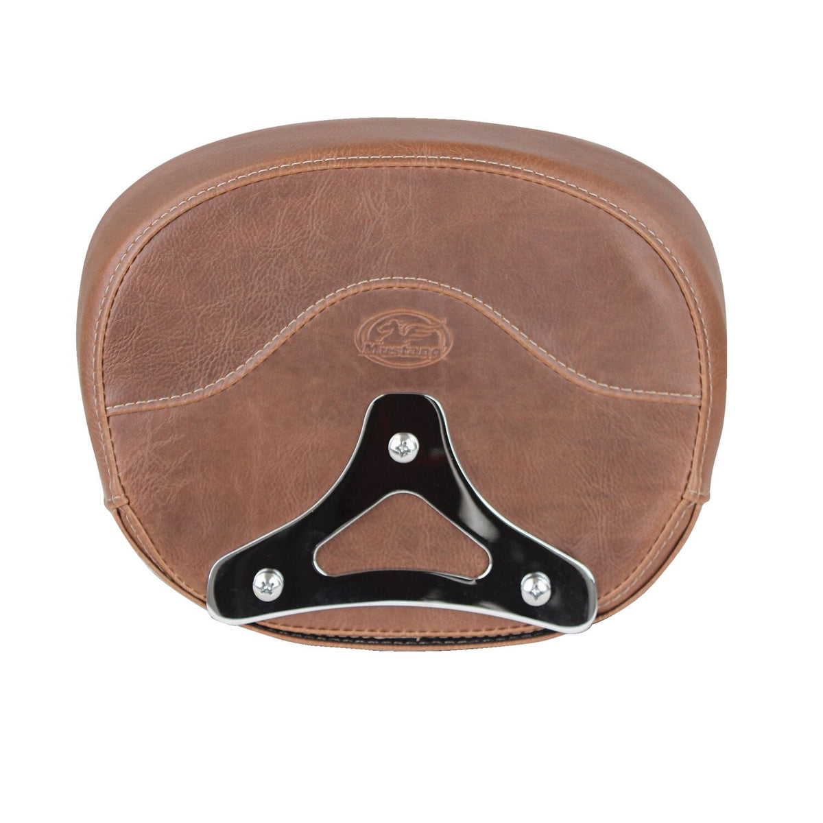 Mustang, sissy bar back pad. Brown