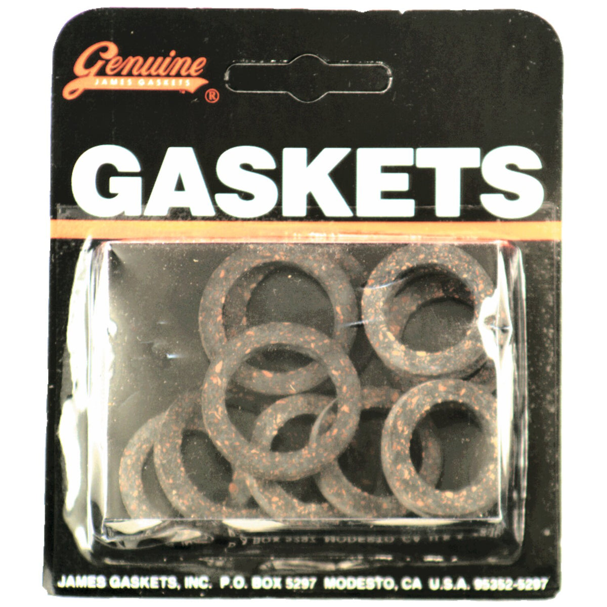 James, pushrod cover seal kit. Cork