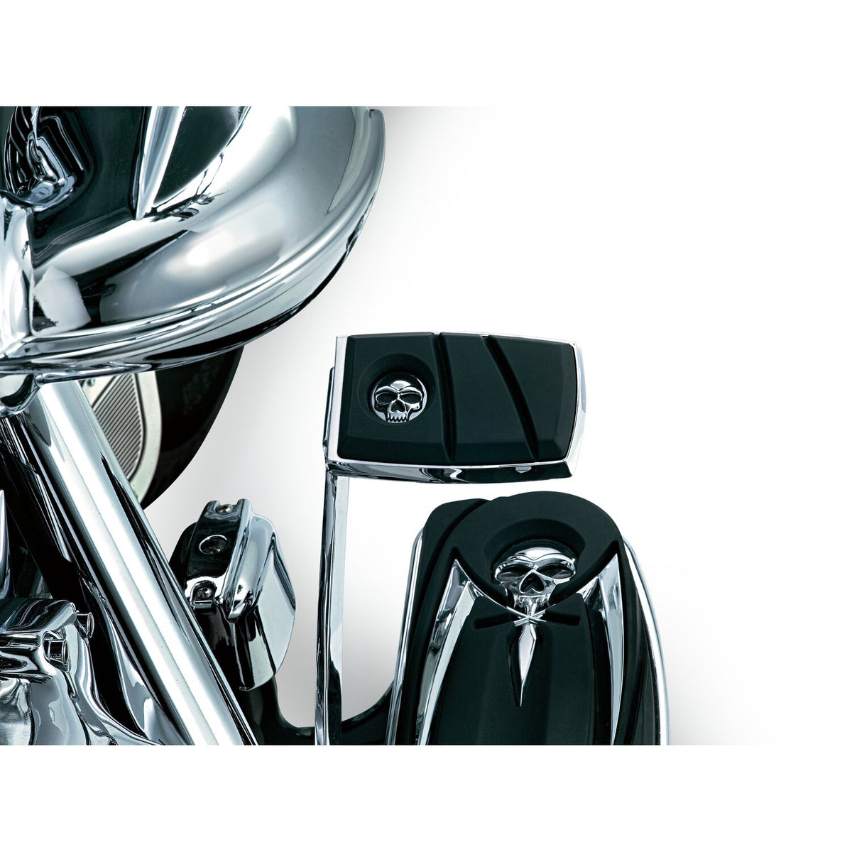 Kuryakyn, Zombie brake pedal pad. Chrome