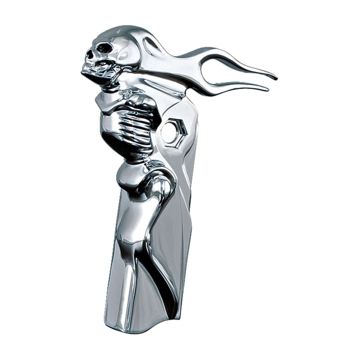 Kuryakyn, Front shifter arm accent. Zombie. Chrome