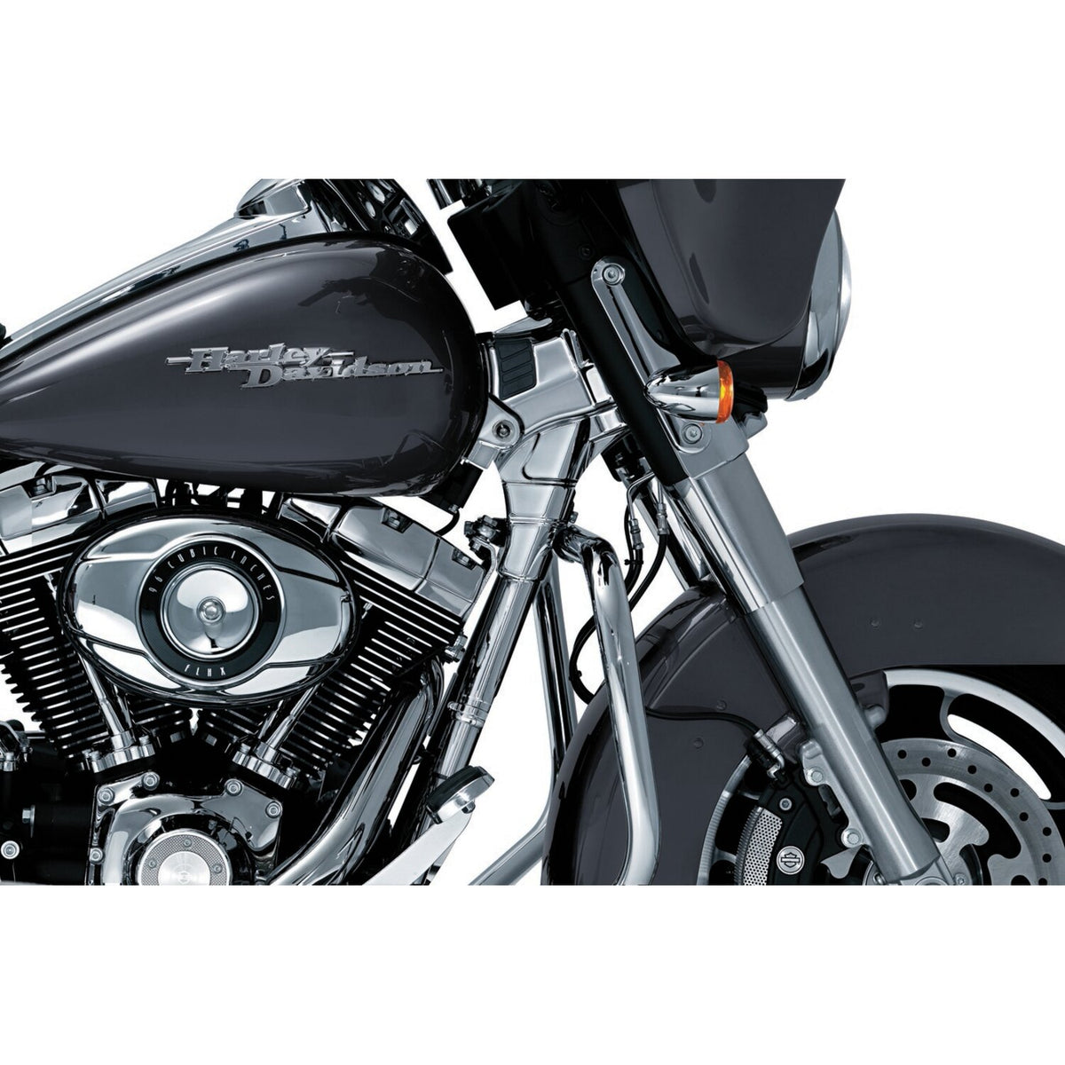Kuryakyn, Touring deluxe frame neck cover. Chrome