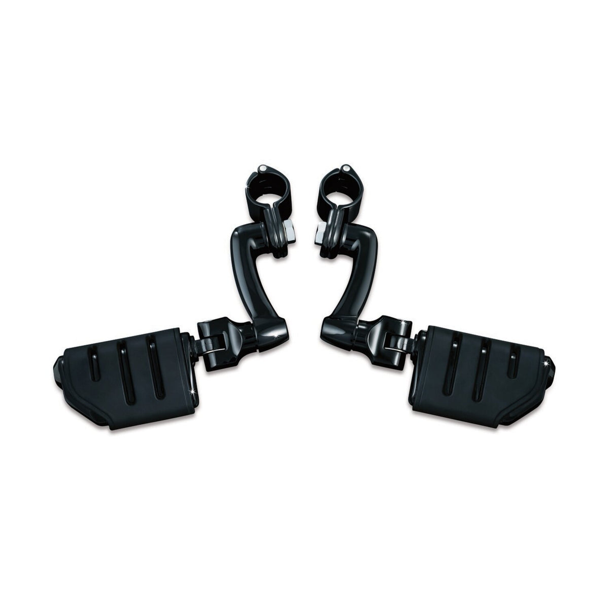 Kuryakyn, Longhorn highway peg set. 1-1/4 (32mm). Black