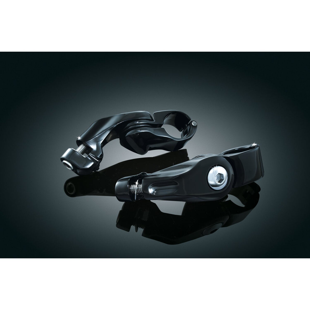 Kuryakyn, Tour-tech cruise peg mounts. short. Black