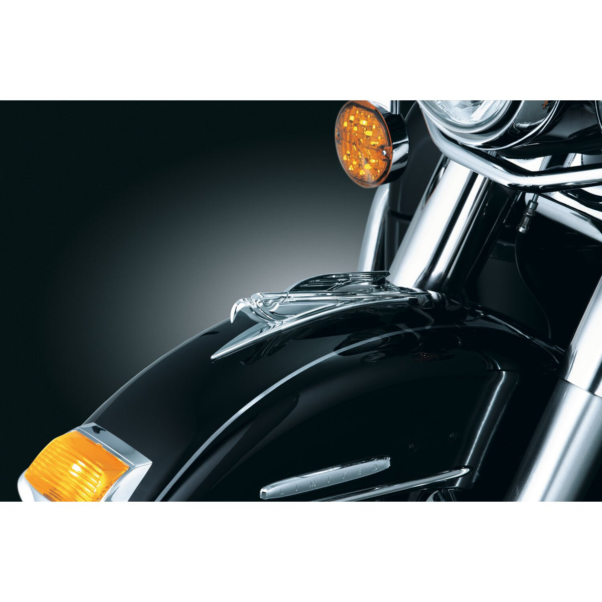 Kuryakyn, Deco eagle front fender ornament. Chrome