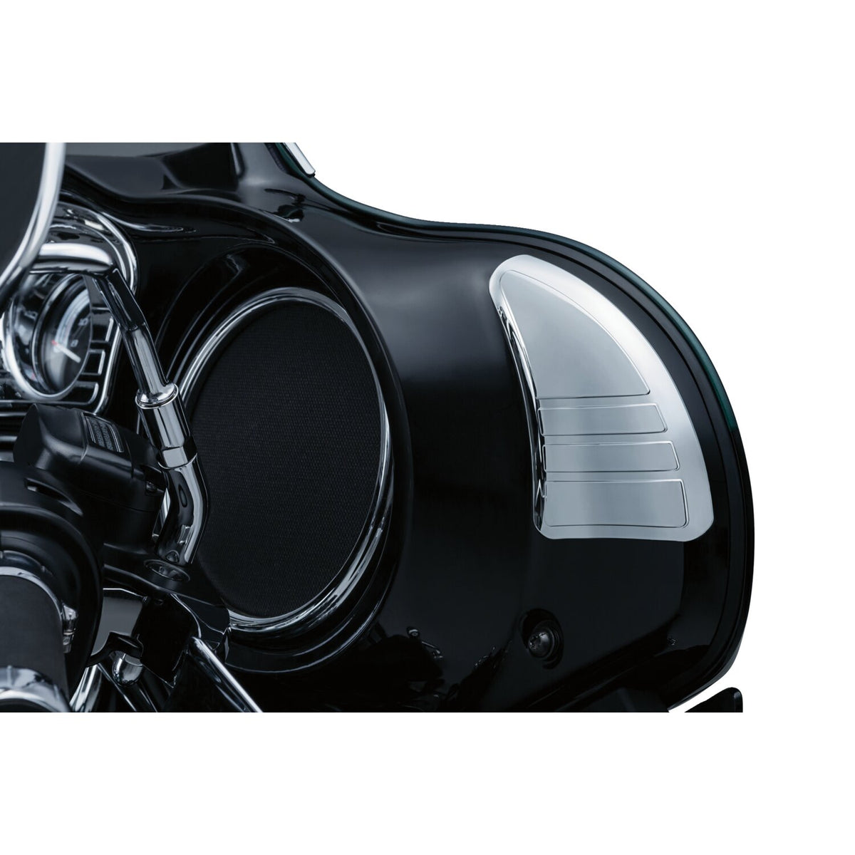 Kuryakyn, Tri-line inner fairing cover. Chrome