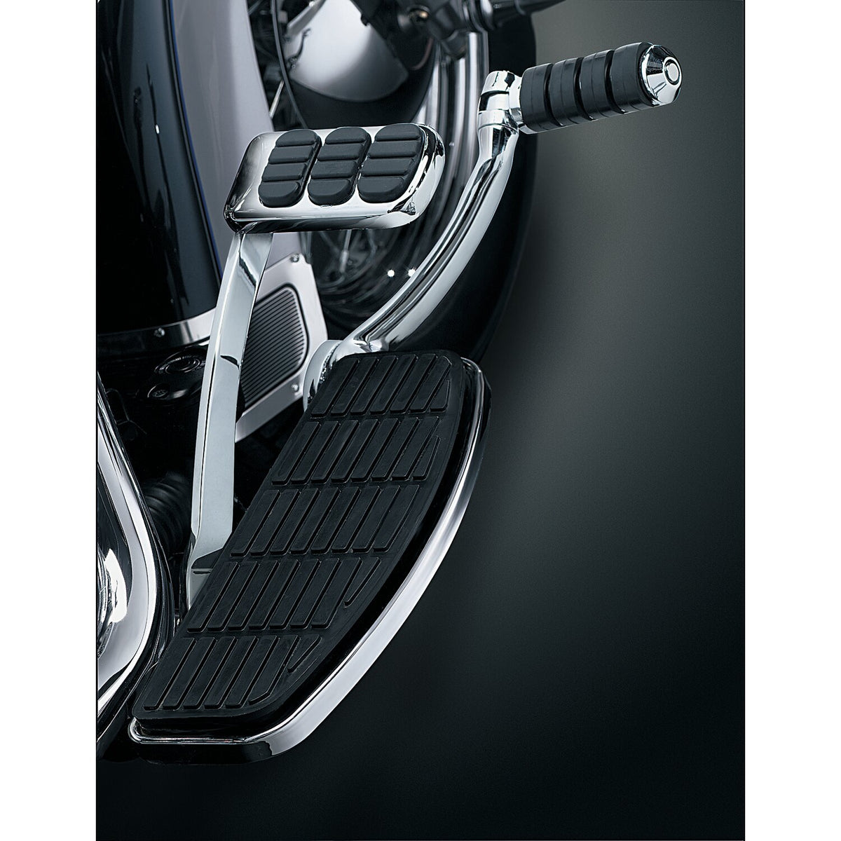 Kuryakyn, Smooth extended brake pedal. Chrome