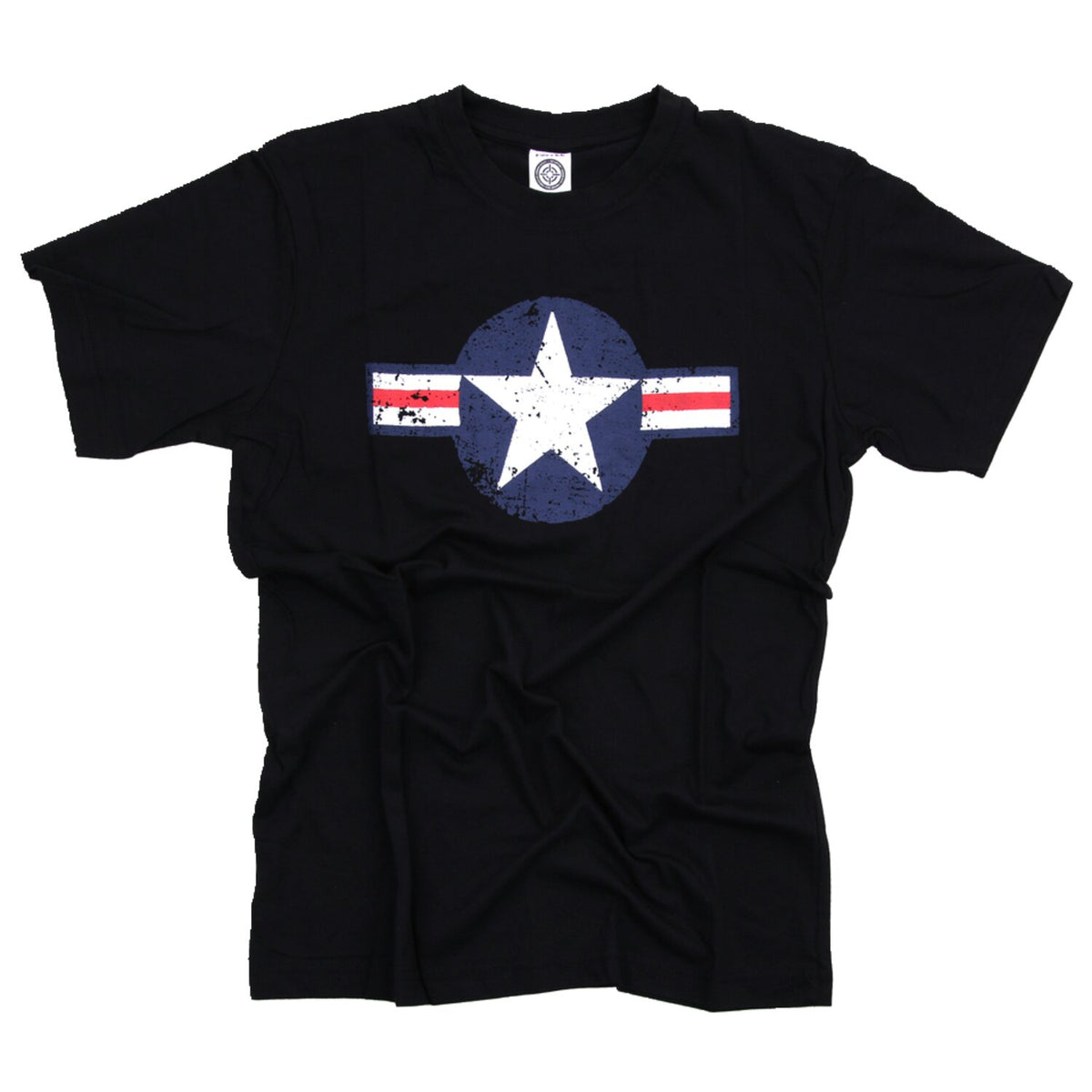 Army Surplus Air Force Star & Bars t-shirt black