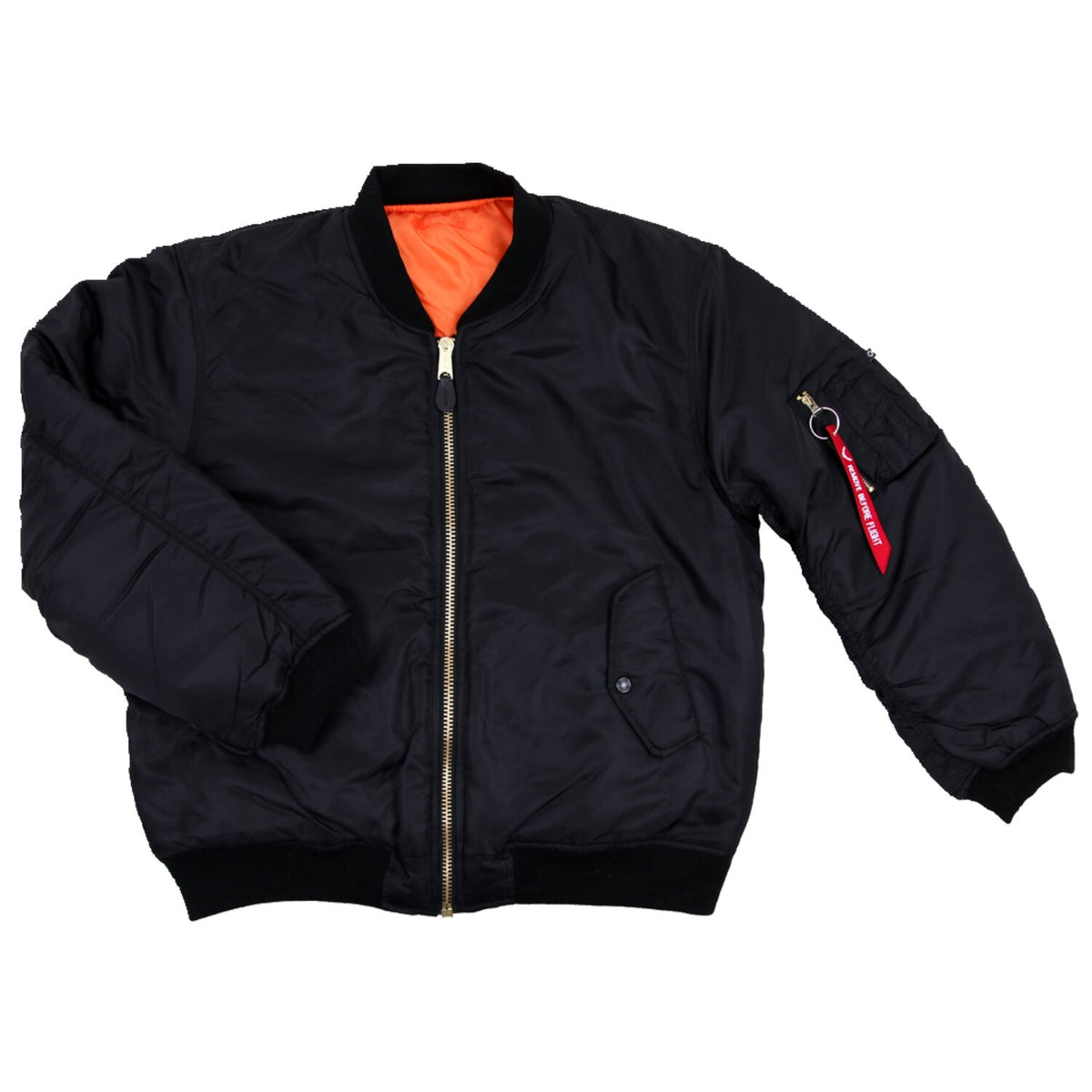 MA-1 bomber flight jacket black