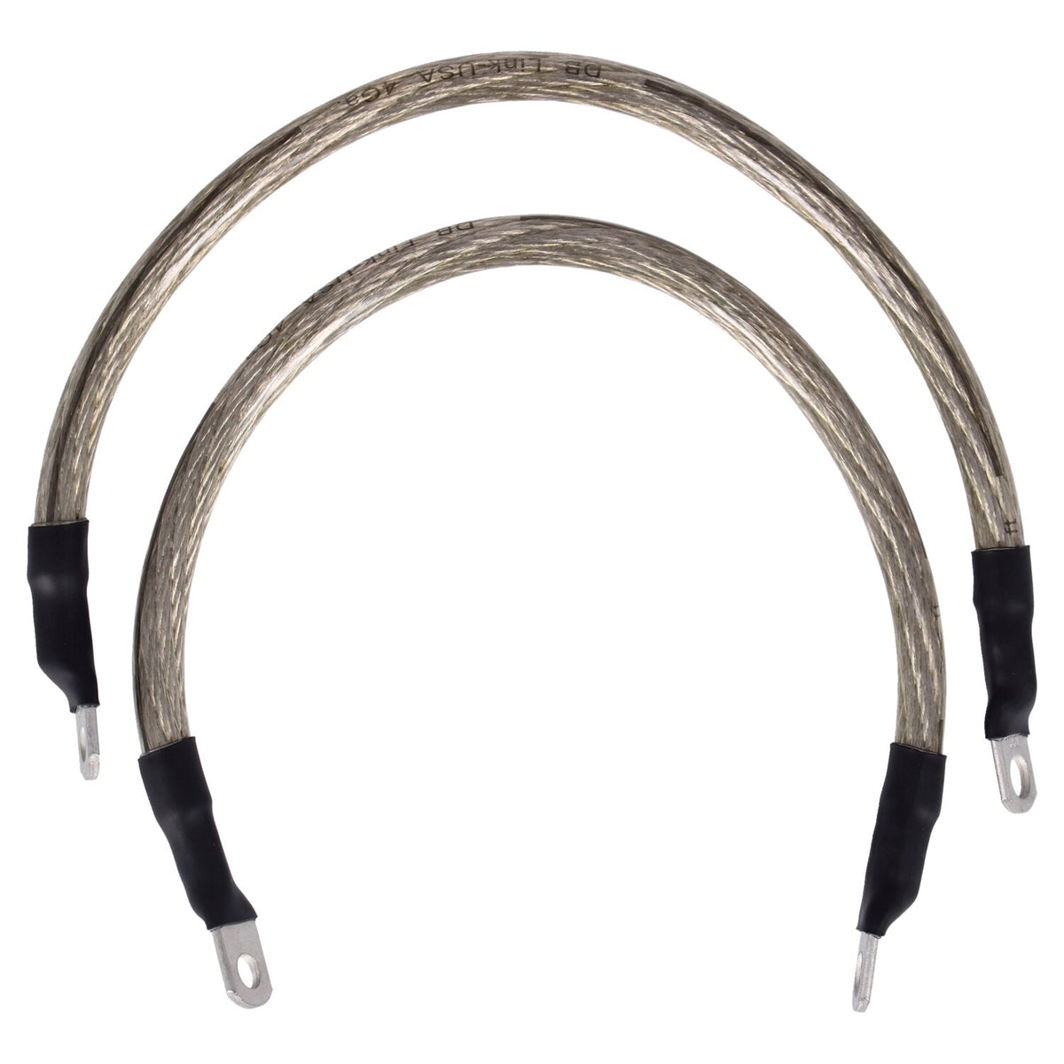 NAMZ, battery cable set. Clear. 13 inch (33cm)