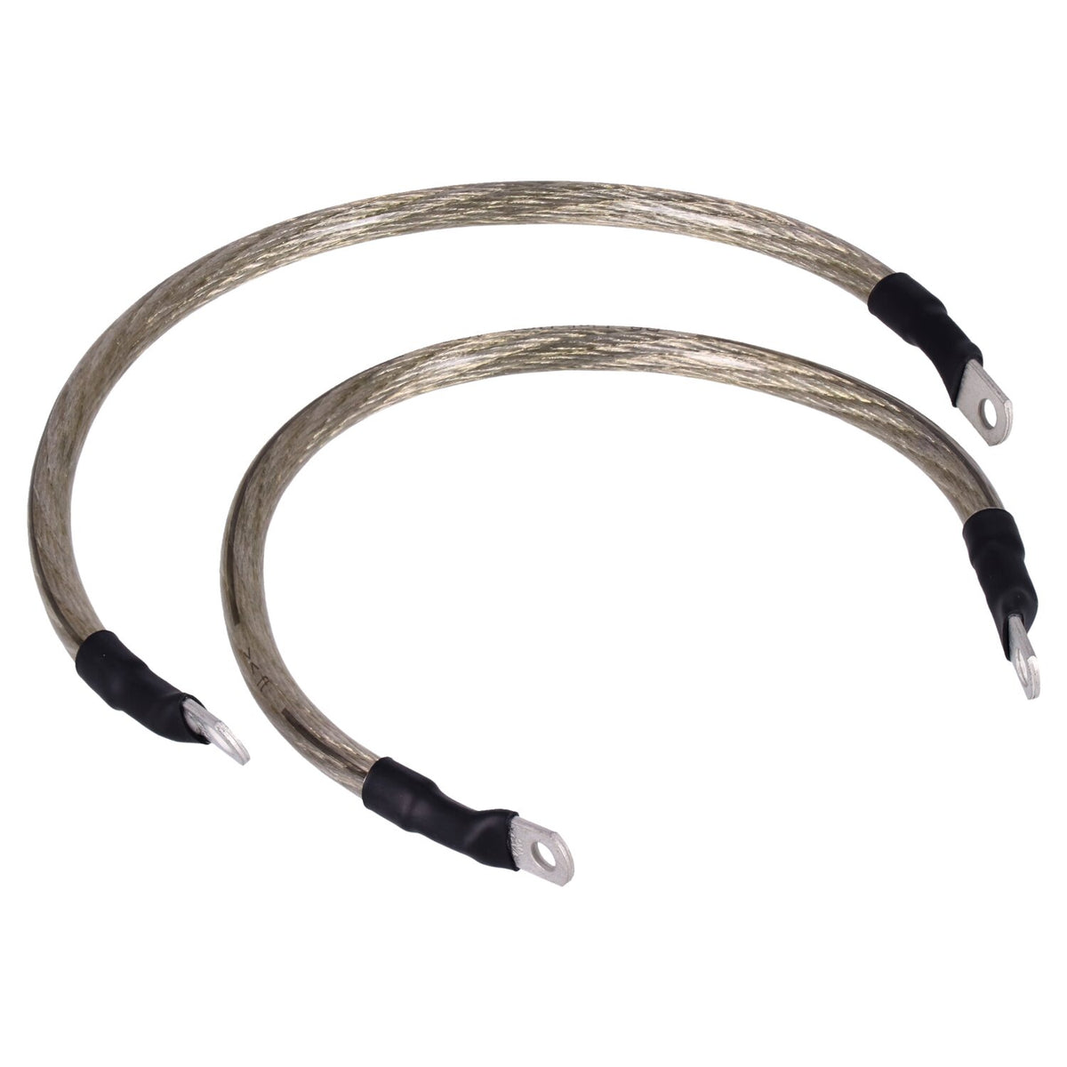 NAMZ, battery cable set. Clear. 15 inch (38cm)