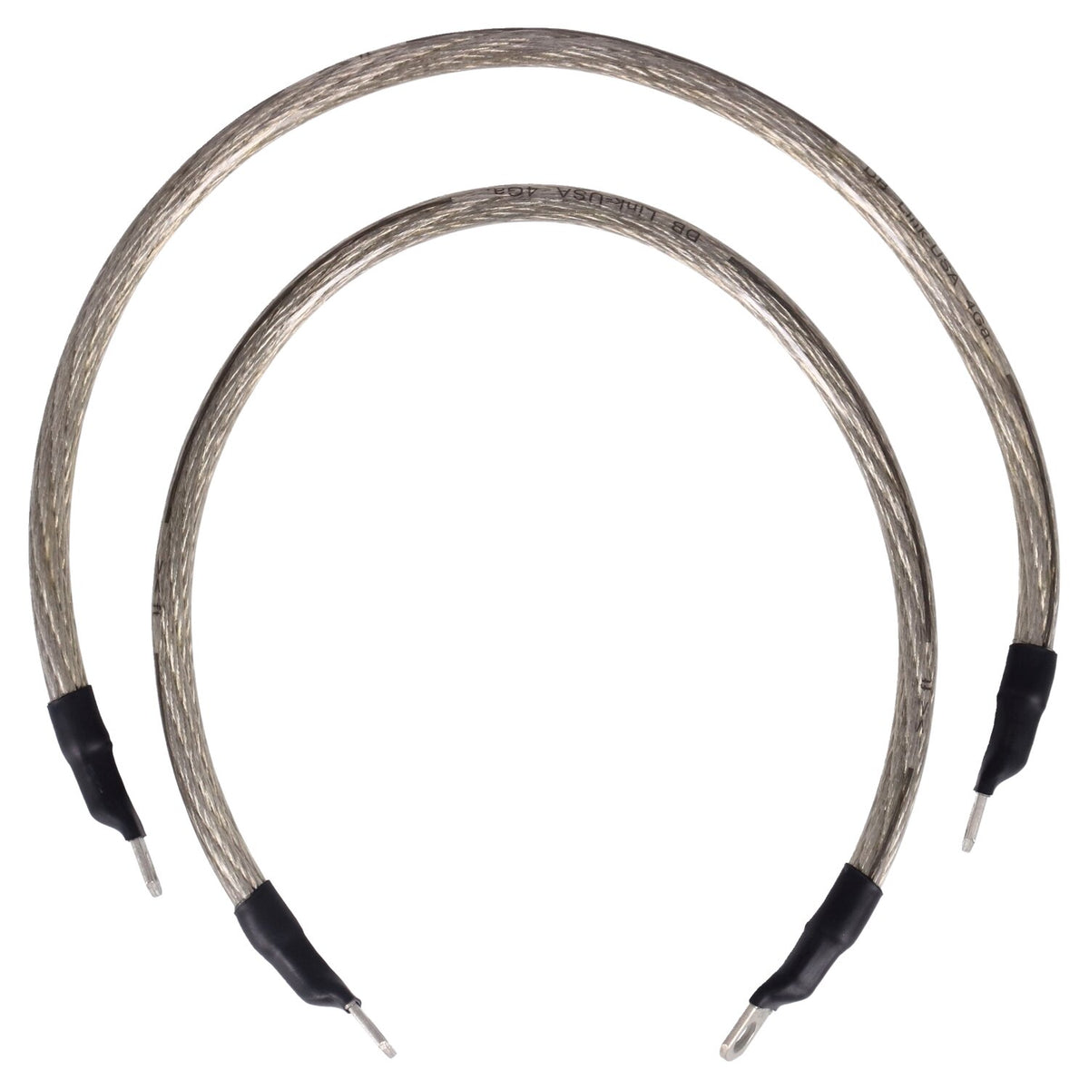 NAMZ, battery cable set. Clear. 19 inch (48cm)