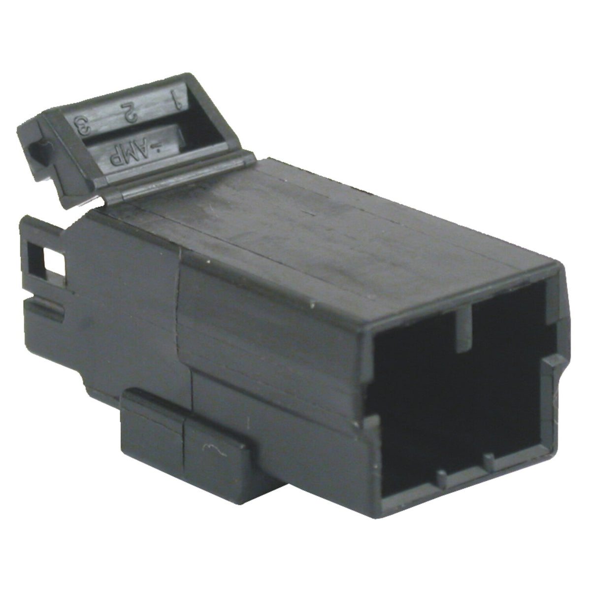 NAMZ, AMP Multilock connector. Black, receptacle, 3-pins