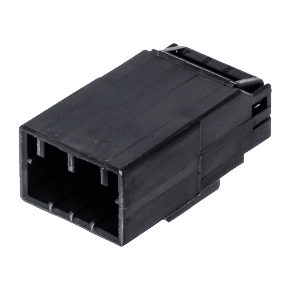 NAMZ, AMP Multilock connector. Black, receptacle, 4-pins