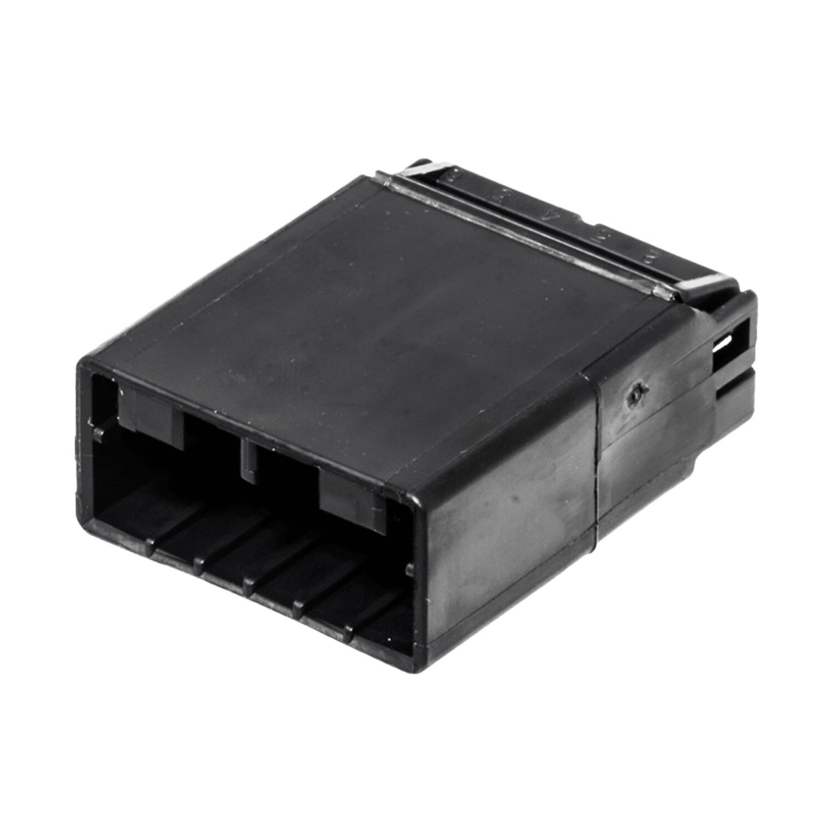 NAMZ, AMP Multilock connector. Black, receptacle, 6-pins