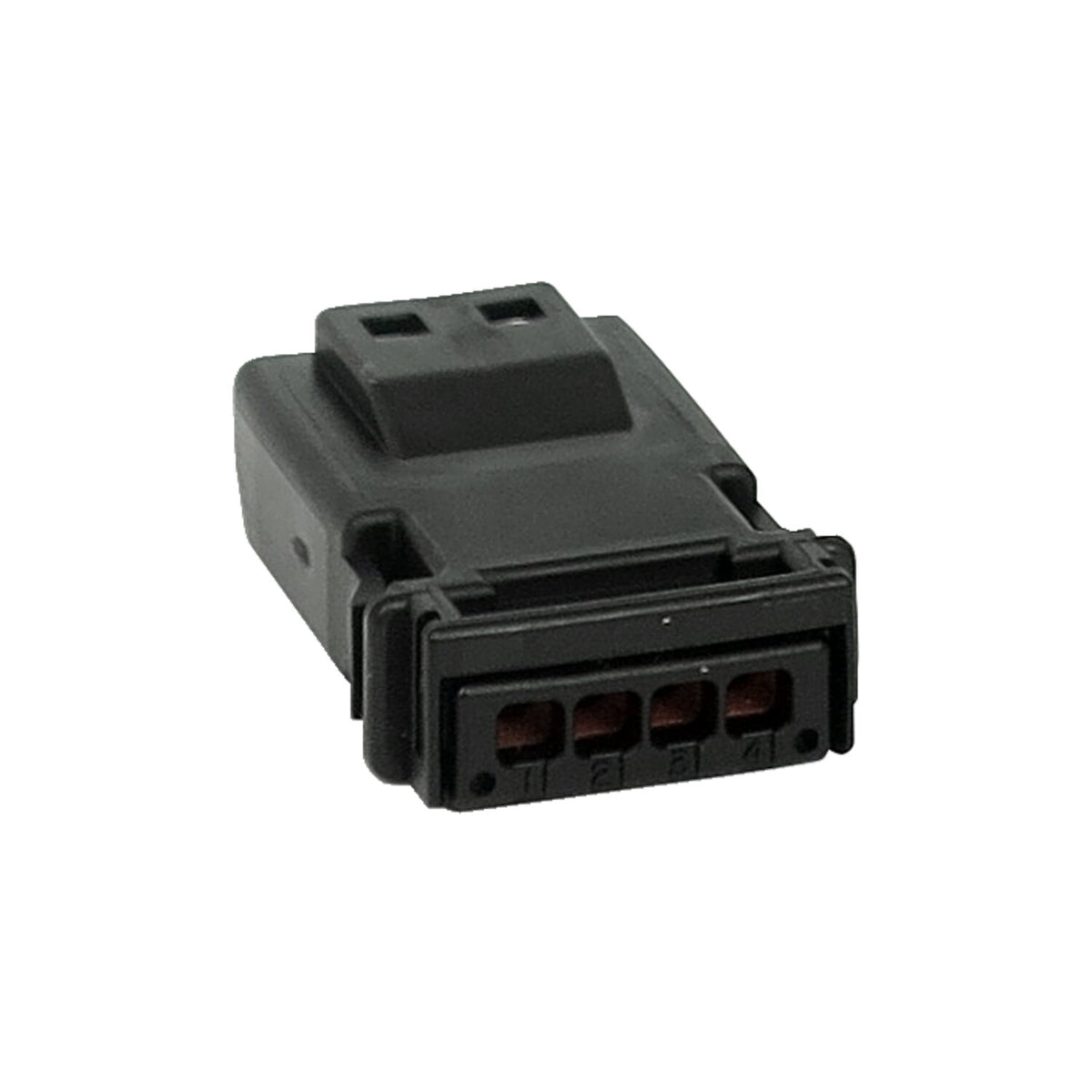 NAMZ, Deutsch MX-1900 connector. Black, receptacle, 4-pins