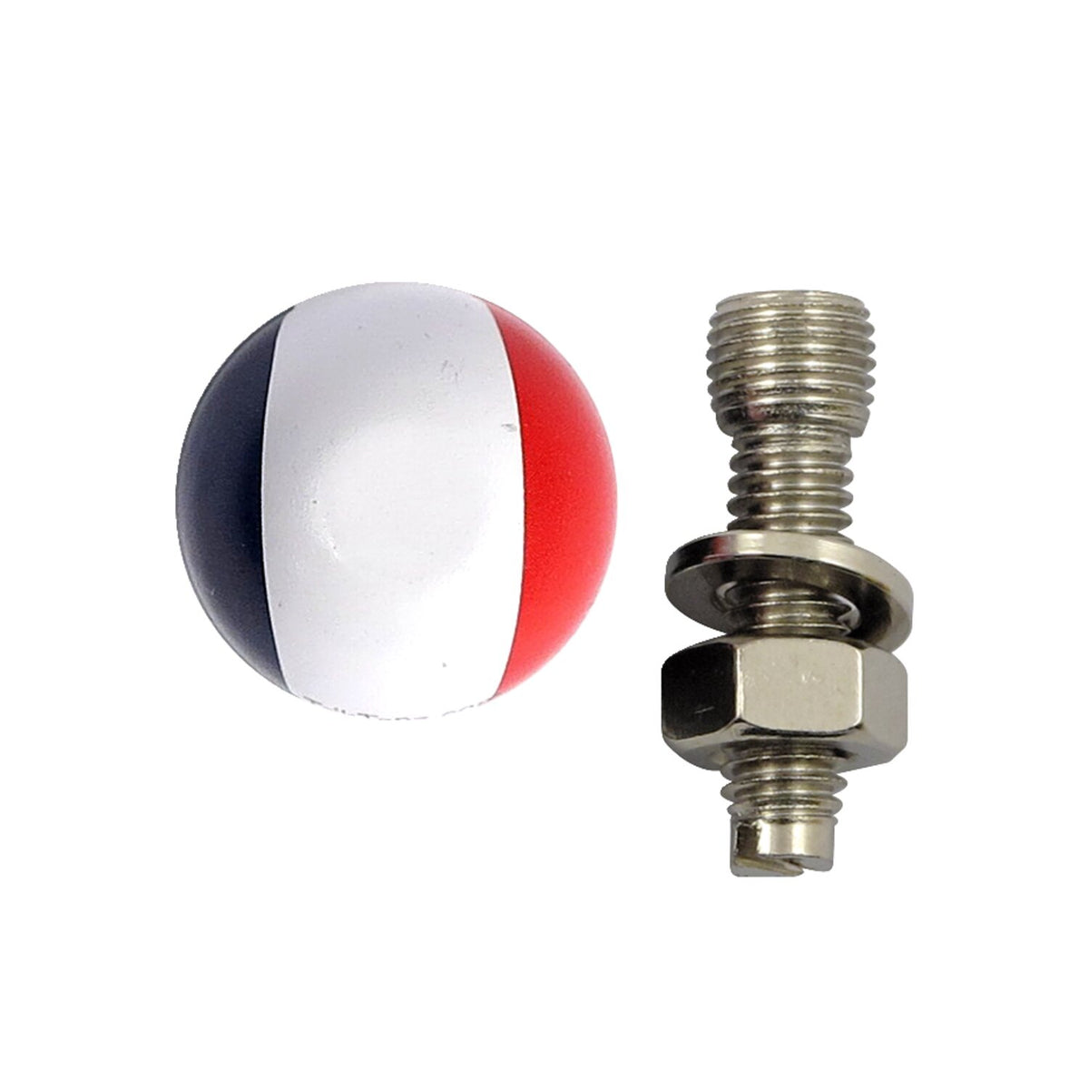 Trik Topz licence plate mounts French flag