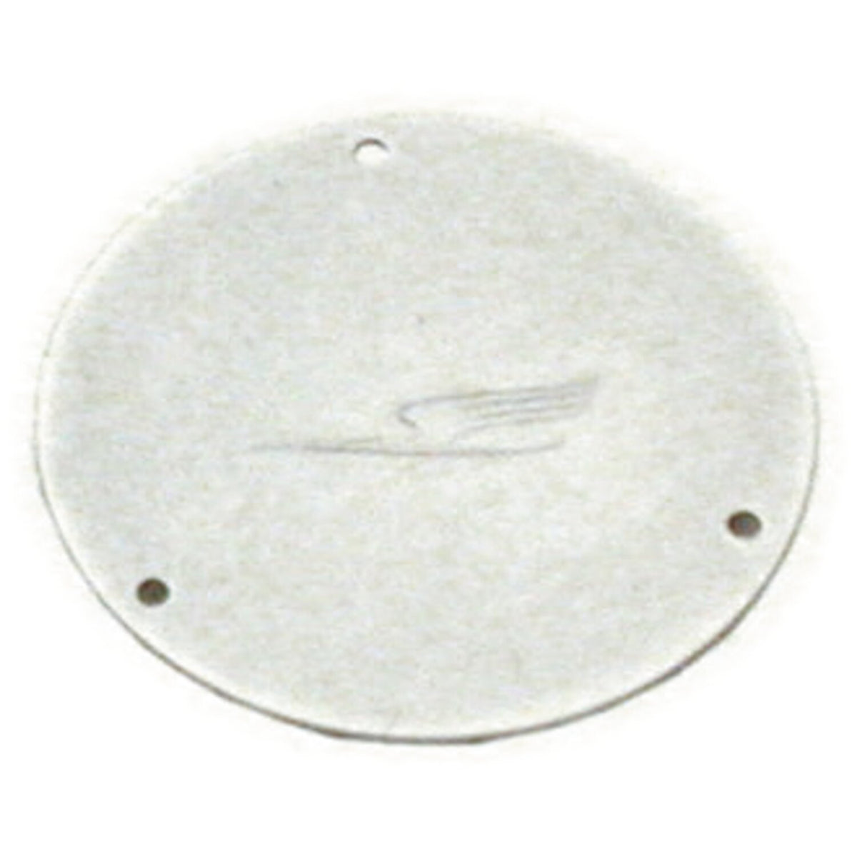 Paughco, derby cover. Chrome. Bird embossed