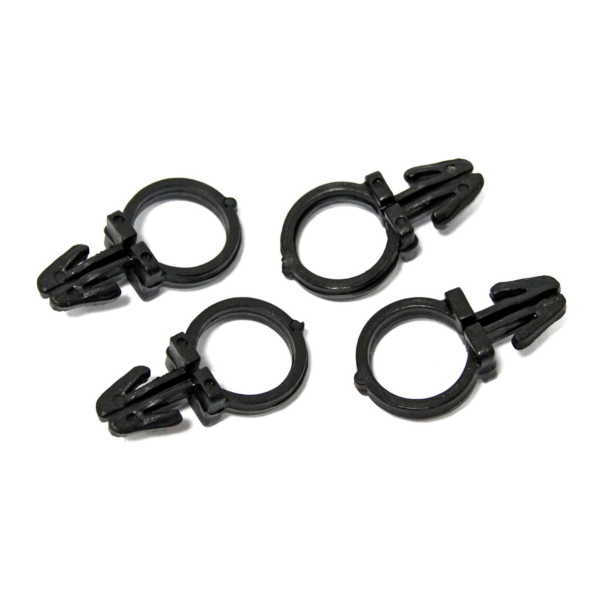 Black handlebar wire clips