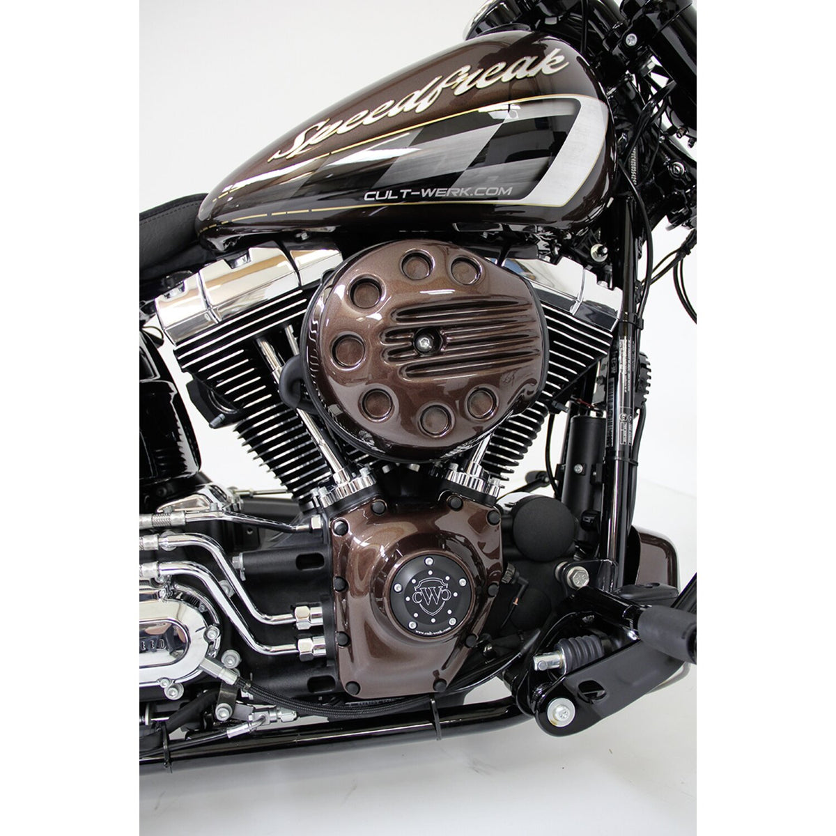 Cult-Werk, air cleaner cover. Slotted