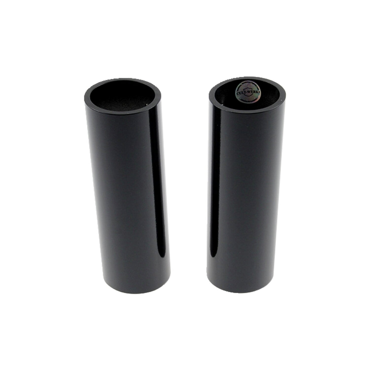 Cult-Werk, 2-piece upper fork cover kit. Gloss black