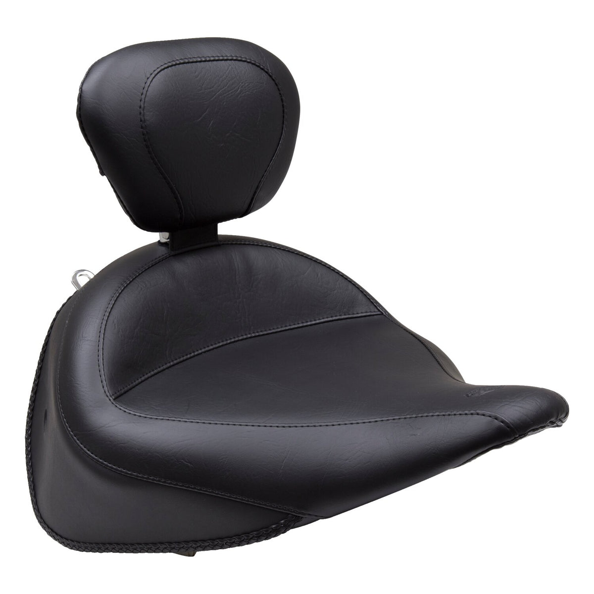 Mustang, Wide Touring solo seat. With rider backrest