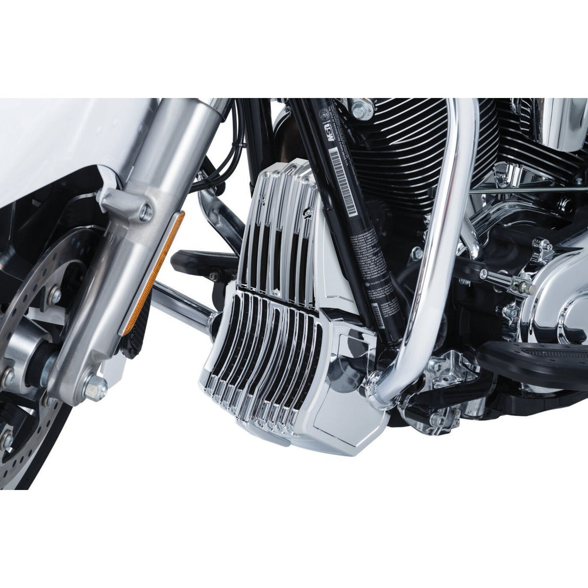 Kuryakyn, Precision voltage regulator cover. Chrome