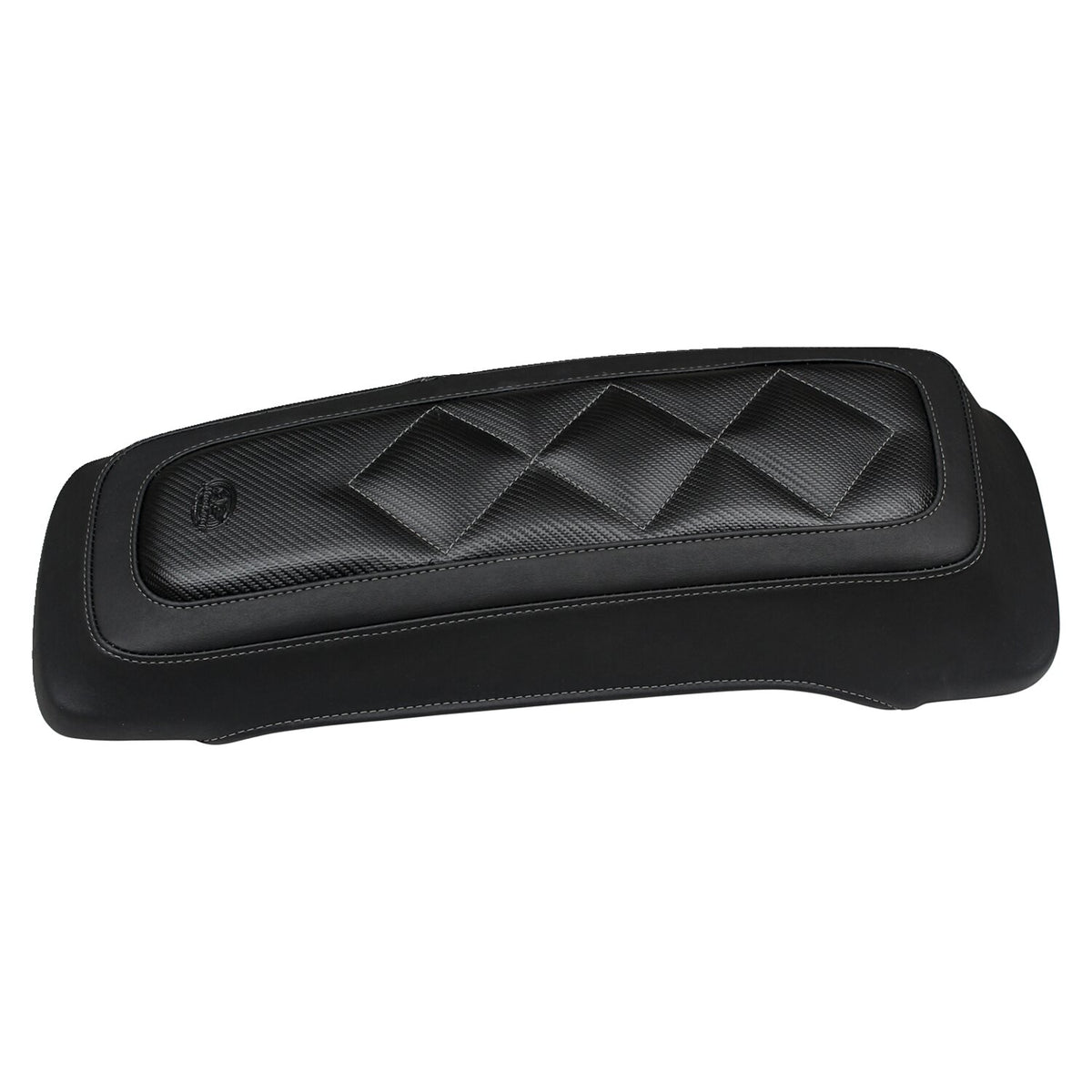 Mustang, saddlebag lid cover set. Carbon Diamond