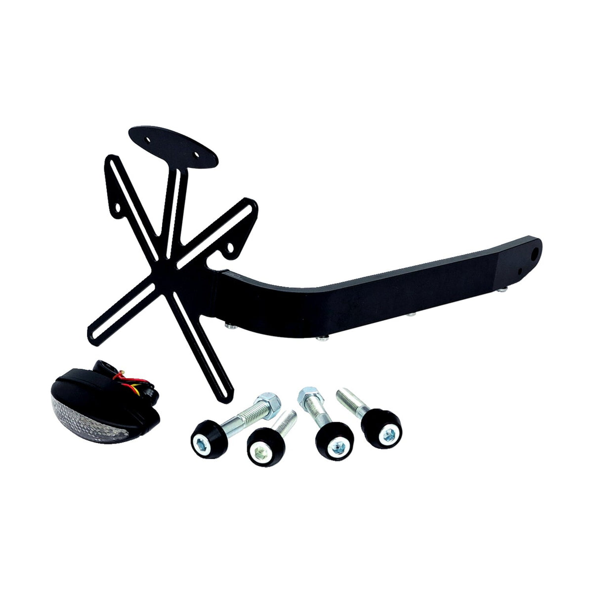 Free Spirits, Sportster license plate bracket kit. Black