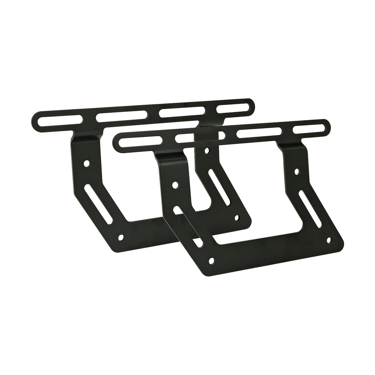 Saddlebag support set. Matte black