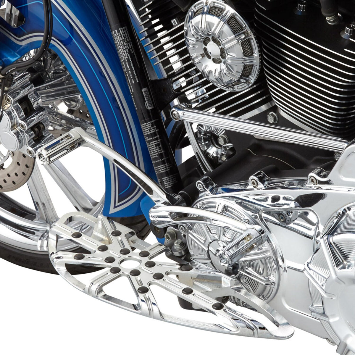 Arlen Ness, heel/toe shift kit. 10-Gauge. Chrome