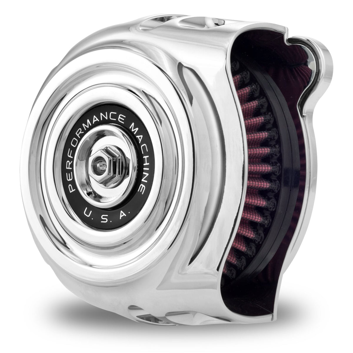 PM, 'vintage' air cleaner kit. Chrome